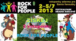 získej 2 vstupenky na ROCK FOR PEOPLE!